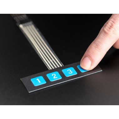 Membrane 1x4 Keypad Extras