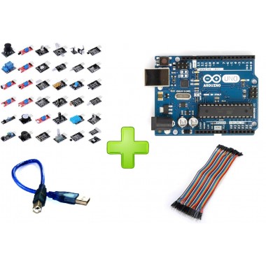 Combo Arduino Uno R3 mas Kit de 37 Sensores