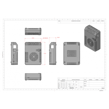 XU4 Case - Base Half (Black)